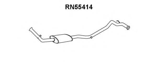 Средний глушитель выхлопных газов VENEPORTE RN55414