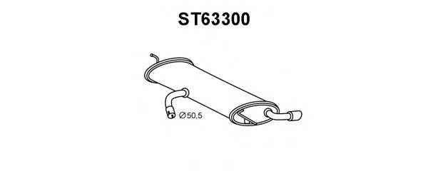 Глушитель выхлопных газов конечный VENEPORTE ST63300