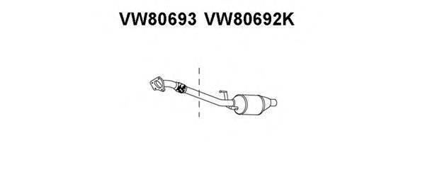 Труба выхлопного газа VENEPORTE VW80693