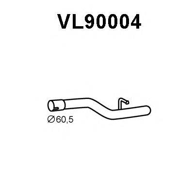 Труба выхлопного газа VENEPORTE VL90004