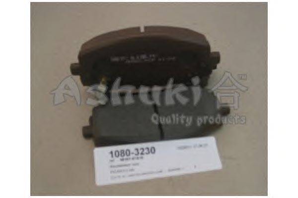 Комплект тормозных колодок, дисковый тормоз ASHUKI 1080-3230