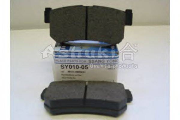Комплект тормозных колодок, дисковый тормоз ASHUKI SY010-05