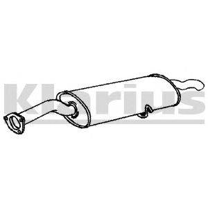 Глушитель выхлопных газов конечный KLARIUS 230452