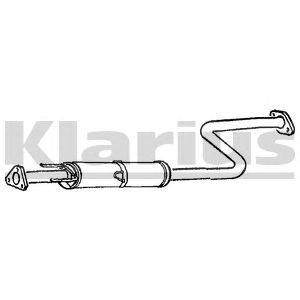 Средний глушитель выхлопных газов KLARIUS 260792