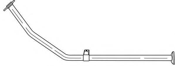 Труба выхлопного газа SIGAM 21100