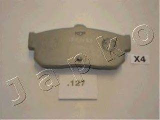 Комплект тормозных колодок, дисковый тормоз ASHIKA PP127AF