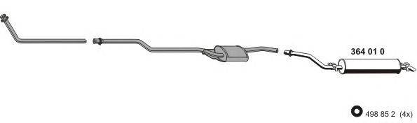 Система выпуска ОГ ERNST 040032