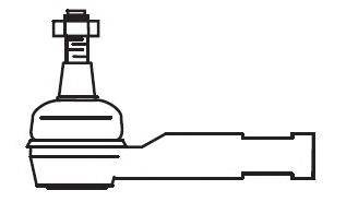 Наконечник поперечной рулевой тяги FRAP 4409