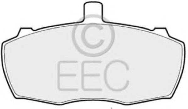 Комплект тормозных колодок, дисковый тормоз EEC BRP0069