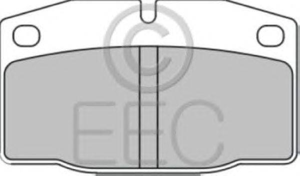 Комплект тормозных колодок, дисковый тормоз EEC BRP0428