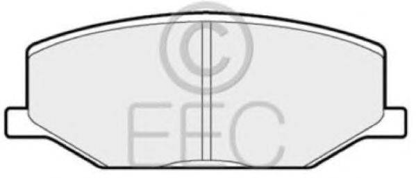 Комплект тормозных колодок, дисковый тормоз EEC BRP0468
