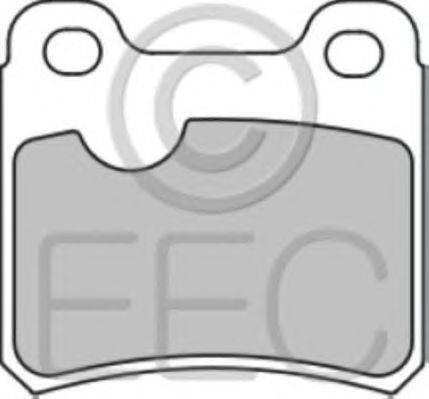 Комплект тормозных колодок, дисковый тормоз EEC BRP0597