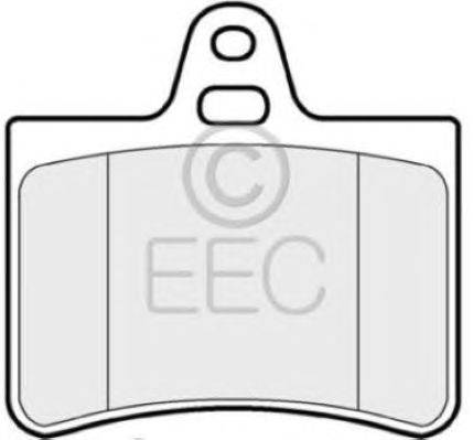 Комплект тормозных колодок, дисковый тормоз EEC BRP1233
