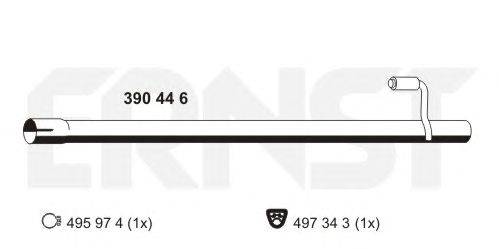 Труба выхлопного газа ERNST 390446