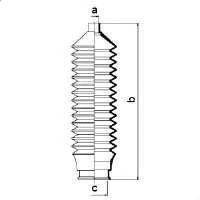 Пыльник, рулевое управление SPIDAN 83602