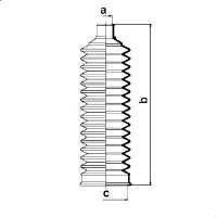 Пыльник, рулевое управление SPIDAN 83726