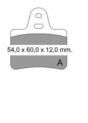 Комплект тормозных колодок, дисковый тормоз VEMA 831080