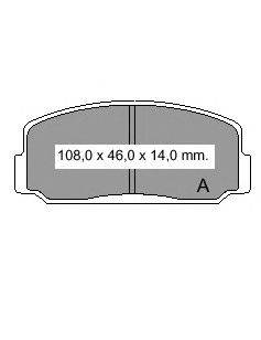 Комплект тормозных колодок, дисковый тормоз VEMA 831970