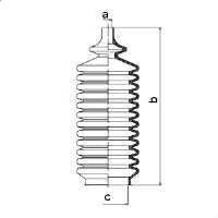Пыльник, рулевое управление SPIDAN 83783
