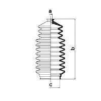 Пыльник, рулевое управление SPIDAN 83816