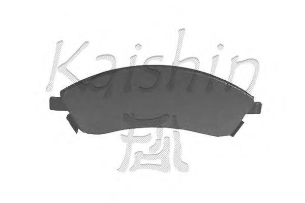 Комплект тормозных колодок, дисковый тормоз KAISHIN D10163