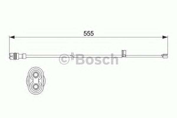 Сигнализатор, износ тормозных колодок BOSCH 1 987 473 530