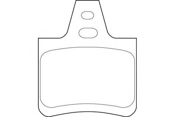 Комплект тормозных колодок, дисковый тормоз WAGNER WBP20162A