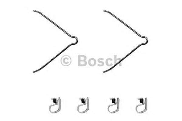 Комплектующие, колодки дискового тормоза BOSCH AP011