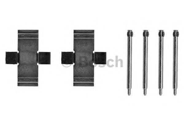Комплектующие, колодки дискового тормоза BOSCH AP097