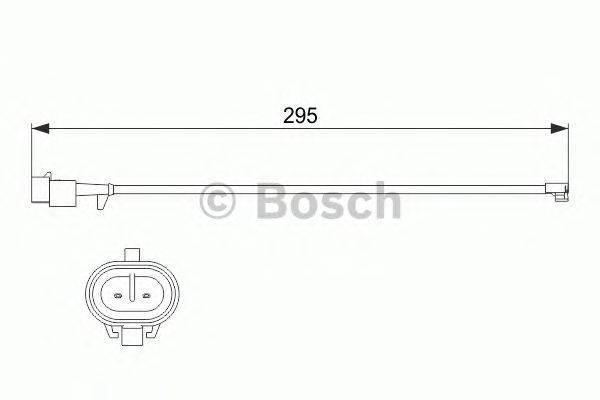 Сигнализатор, износ тормозных колодок BOSCH 1 987 473 537
