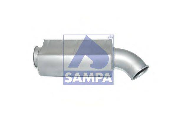 Средний / конечный глушитель ОГ SAMPA 031.397