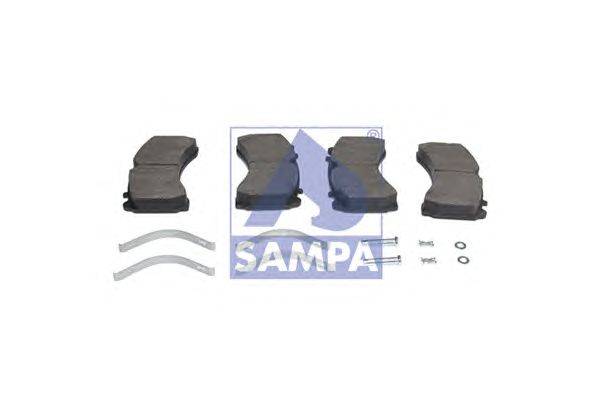 Комплект тормозных колодок, дисковый тормоз SAMPA 29244