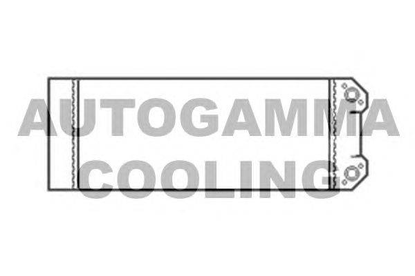 Теплообменник, отопление салона AUTOGAMMA 105393