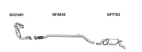 Система выпуска ОГ GT Exhaust 10457