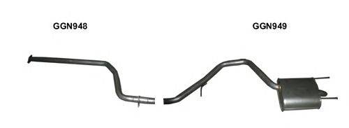 Система выпуска ОГ GT Exhaust 10530