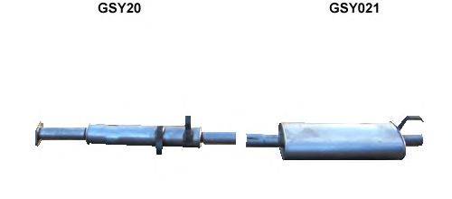 Система выпуска ОГ GT Exhaust 3126