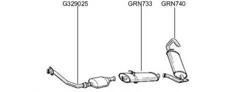 Система выпуска ОГ GT Exhaust 3691