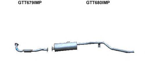 Система выпуска ОГ GT Exhaust 3963
