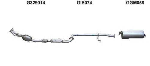 Система выпуска ОГ GT Exhaust 4004