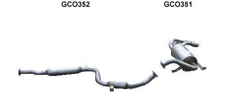 Система выпуска ОГ GT Exhaust 4054