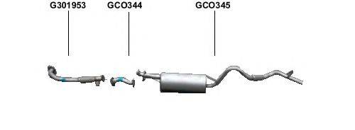 Система выпуска ОГ GT Exhaust 4062