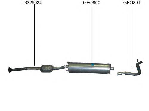 Система выпуска ОГ GT Exhaust 4159