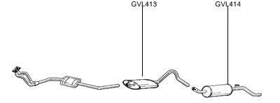 Система выпуска ОГ GT Exhaust 4259