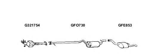 Система выпуска ОГ GT Exhaust 9057