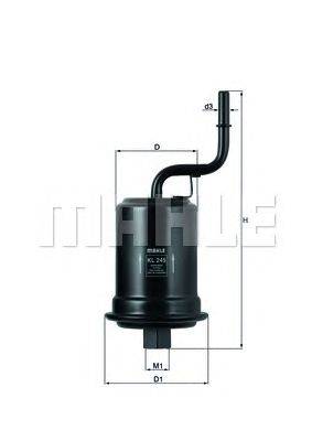 Топливный фильтр KNECHT KL 245