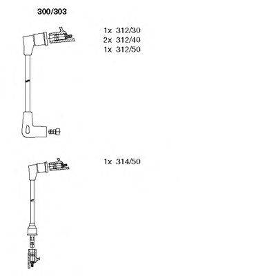 Комплект проводов зажигания BREMI 300303
