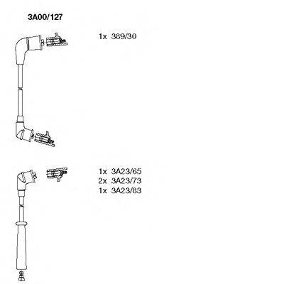 Комплект проводов зажигания BREMI 3A00127