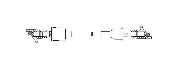 Провод зажигания NGK 870222