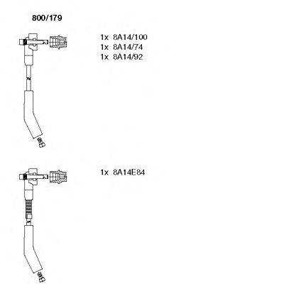 Комплект проводов зажигания BREMI 800179