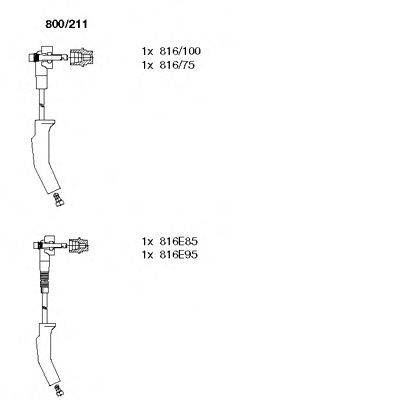 Комплект проводов зажигания BREMI 800/211